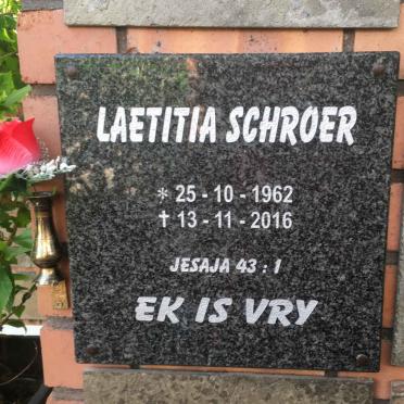 SCHROER Laetitia 1962-2016
