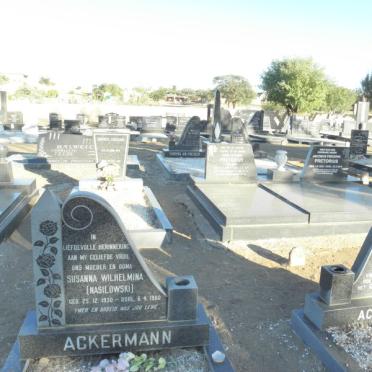 ACKERMANN Susanna Wilhelmina nee NASILOWSKI 1930-1980