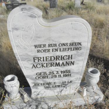 ACKERMANN Friedrich 1955-1981