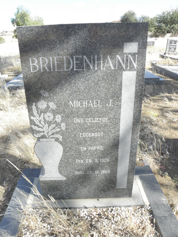 BRIEDENHANN Michael J. 1925-1968