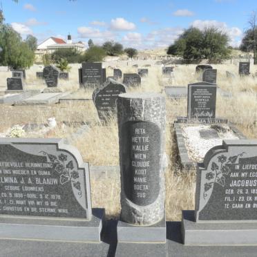 BLAAUW Jacobus Nell 1892-1974 &amp; Wilhelmina J.A. LOUWRENS 1898-1978