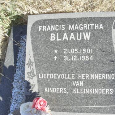 BLAAUW Francis Magritha 1901-1984