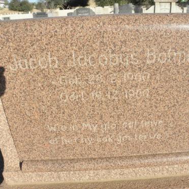 BOTMA Jacob Jacobus 1900-1960