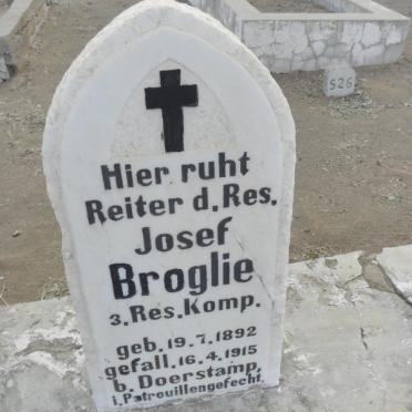 BROGLIE Josef 1892-1915