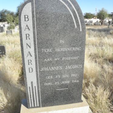 BARNARD Johannes Jacobus 1917-1964