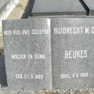 BEUKES Heibrecht M.C. 1885-1969
