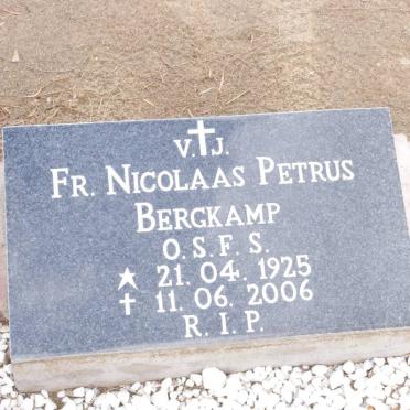 BERGKAMP Nicolaas Petrus 1925-2006