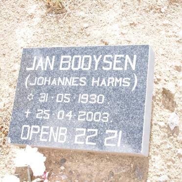 BOOYSEN Johannes Harms 1930-2003