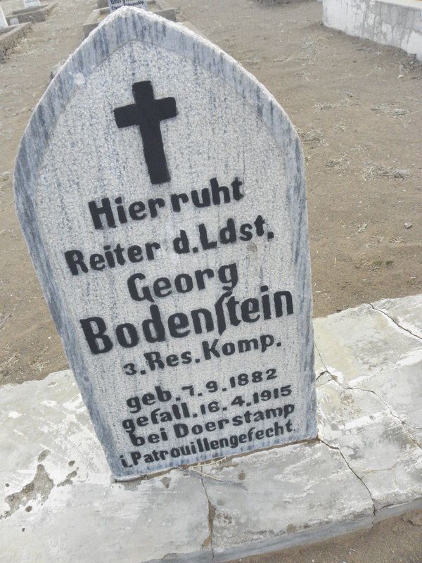 BODENSTEIN Georg 1882-1915