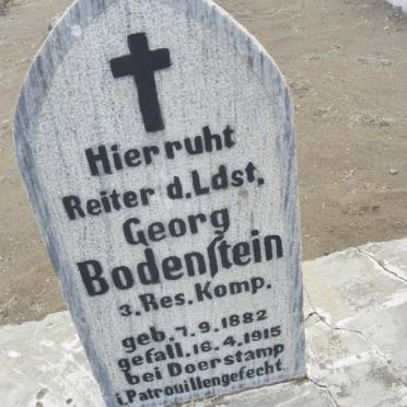 BODENSTEIN Georg 1882-1915