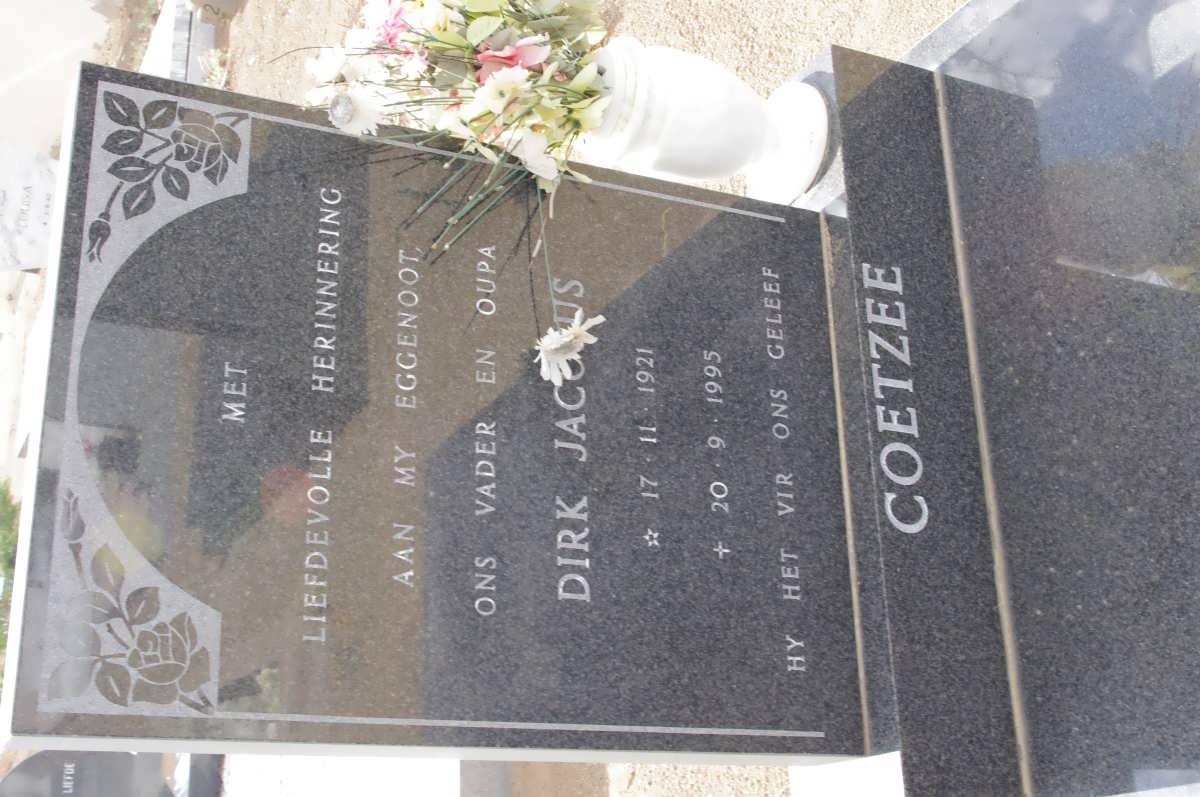 COETZEE Dirk Jacobus 1921-1995