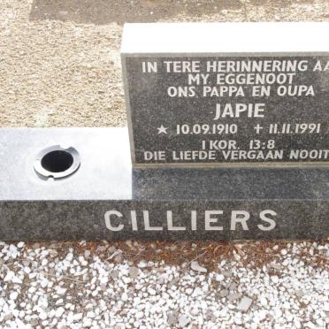 CILLIERS Japie 1910-1991