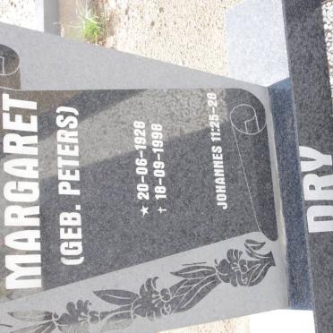 DRY Margaret nee PETERS 1928-1998