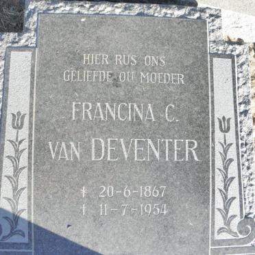 DEVENTER Francina C., van 1867-1954
