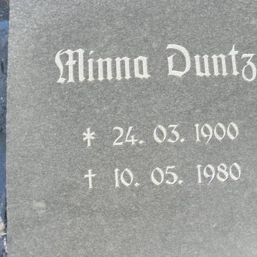 DUNTZ Minna 1900-1980