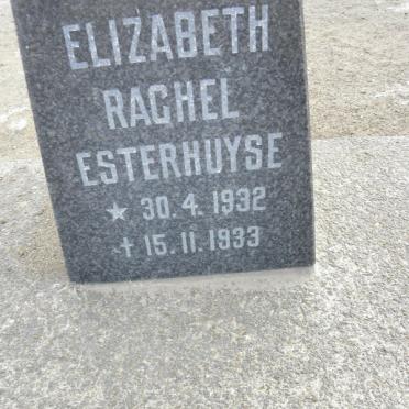 ESTERHUYSE Elizabeth Rachel 1932-1933