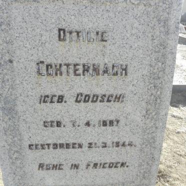 ECHTERNACH Ottilie nee GODSCH 1887-1944
