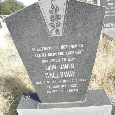 GALLOWAY John James 1891-1977