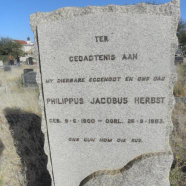 HERBST Philippus Jacobus 1900-1983