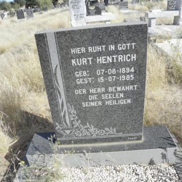 HENTRICH  Kurt 1894-1985