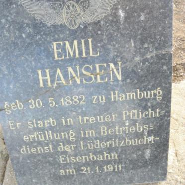 HANSEN Emil 1882-1911