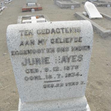 HAYES Jurie 1879-1934