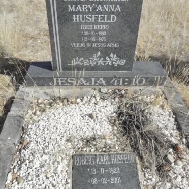 HUSFELD Robert Karl 1923-2001 :: HUSFELD Mary Anna nee KERR 1893-1976