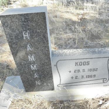 HAMMANN Koos 1892-1969
