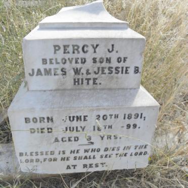 HITE Percy J. 1891-1899