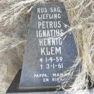 KLEM Petrus Ignatius Henning 1959-1961