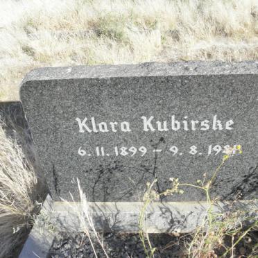 KUBIRSKE Klara 1899-1981