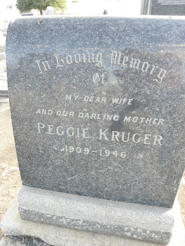 KRUGER Peggie 1909-1946