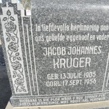 KRUGER Jacobus Johannes 1905-1956