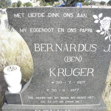 KRUGER Bernardus J.1894-1977