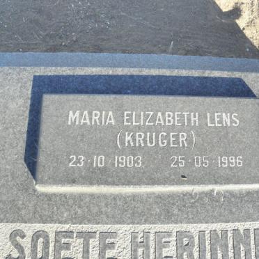 LENS Anton Jean Changuion 1893-?  &amp; Maria Elizabeth KRUGER 1903-1996 