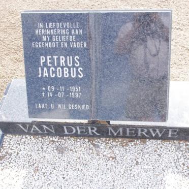 MERWE Petrus Jacobus, van der 1951-1997