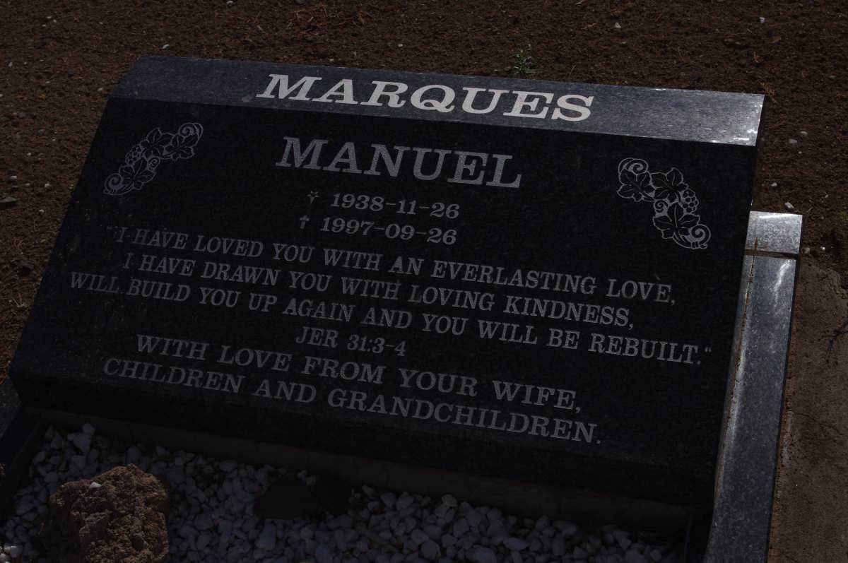 MARQUES Manuel 1938-1997