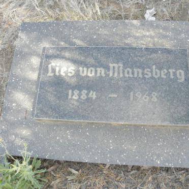 MANSBERG Lies, von 1884-1968