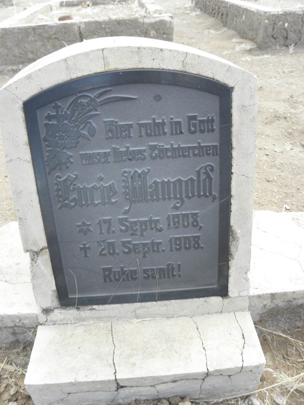 MANGOLD Lucie 1908-1908