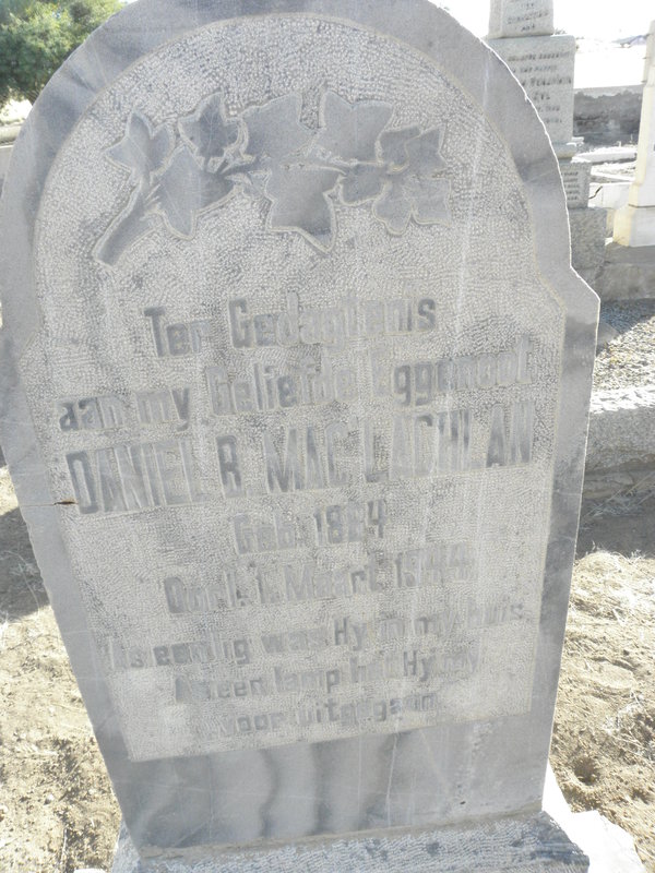 MacLACHLAN Daniel B. 1884-1944