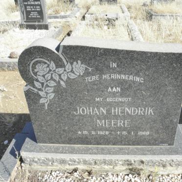 MEERE Johan Hendrik 1928-1968