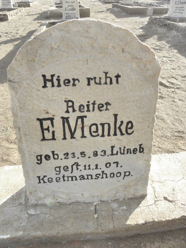MENKE E. 1883-1907