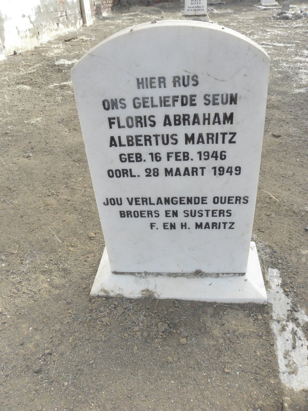 MARITZ Floris Abraham Albertus 1946-1949