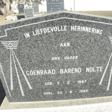 NOLTE Coenraad Barend 1887-1960