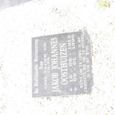 OOSTHUIZEN Jakob Johannes 1913-1995