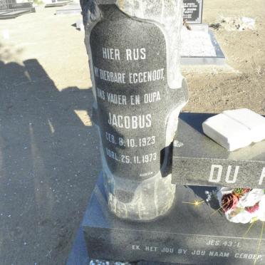 PLESSIS Jacobus, du 1923-1973