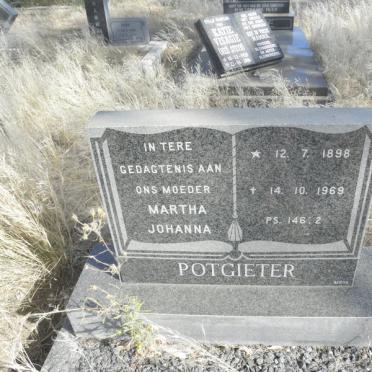 POTGIETER Martha Johanna 1898-1969