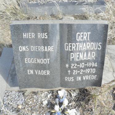 PIENAAR Gert Gerthardus 1894-1970