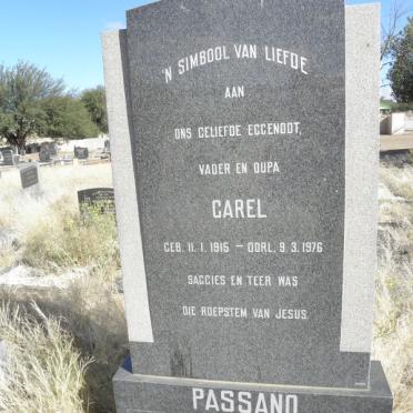 PASSANO Carel 1915-1976