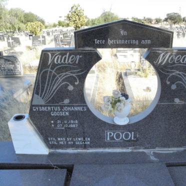 POOL Gysbertus Johannes Goosen 1918-1987